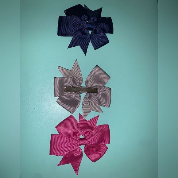 Set of 3 hair bow - Picture 6 of 6